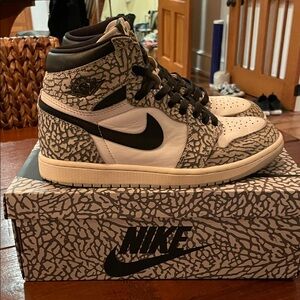 White Cement Jordan 1 Retro High OGs